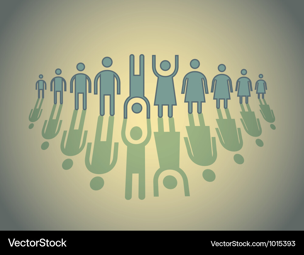 Human figures Royalty Free Vector Image - VectorStock