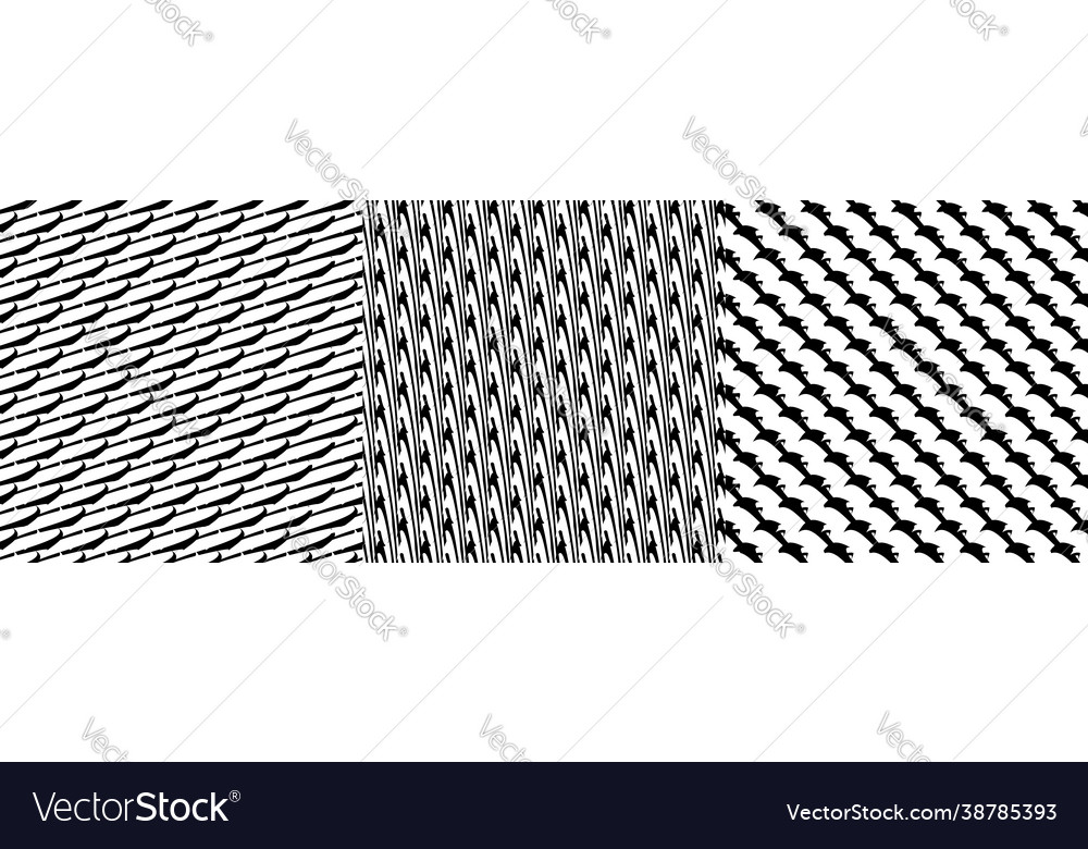 Set 3 seamlessly repeatable repetitive vector image Set 3 seamlessly repeatable repetitive