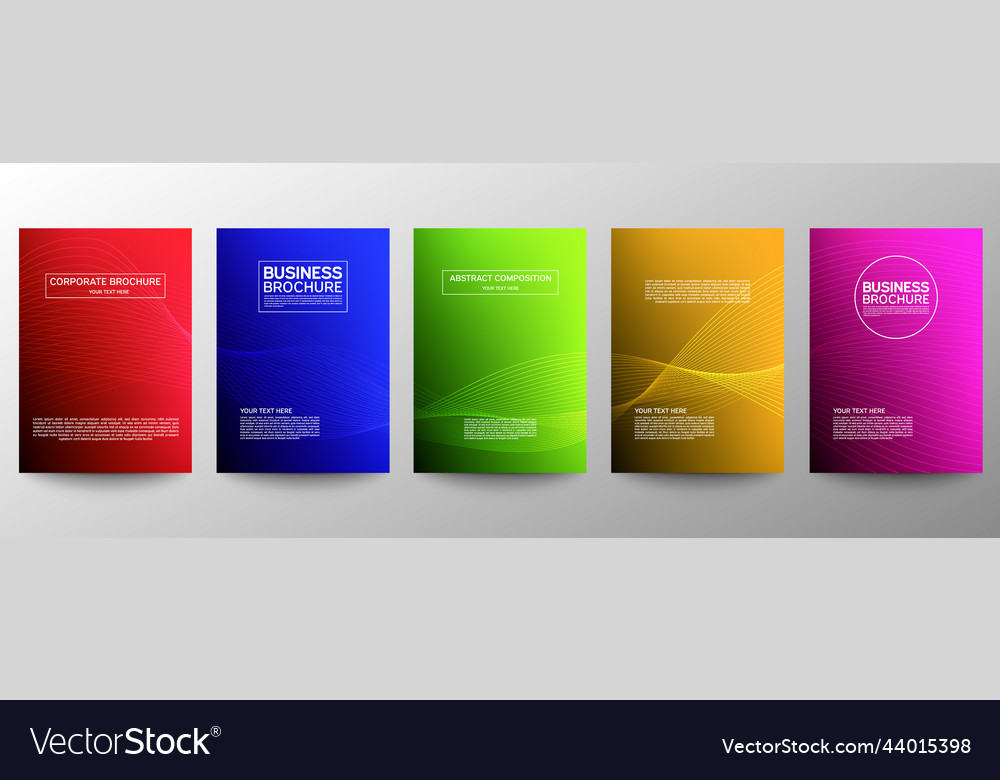 Cover geometric minimal set abstract line pattern vector image Cover geometric minimal set abstract line pattern