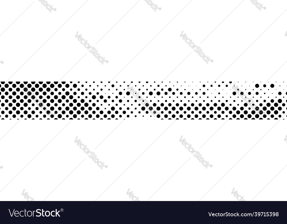 Halftone random circles dots pattern vector image Halftone random circles dots pattern