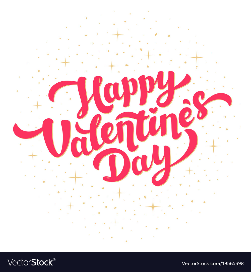 Happy valentines day greeting card design bright