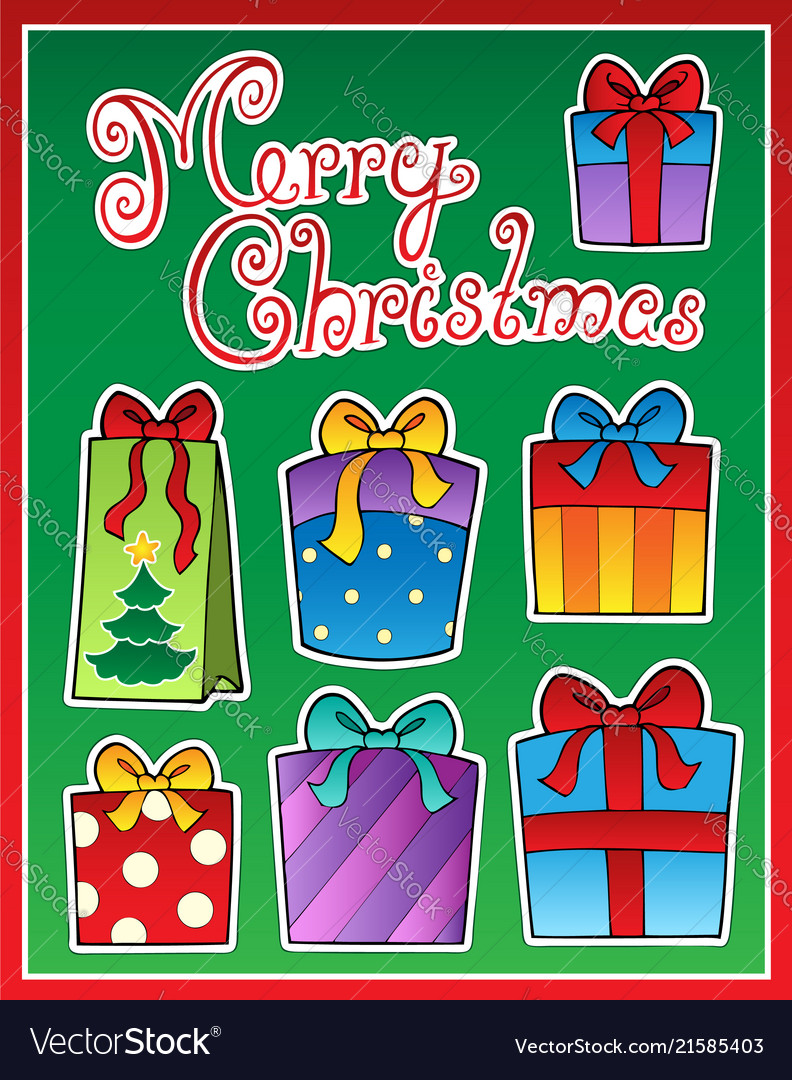 Christmas theme greeting card 2