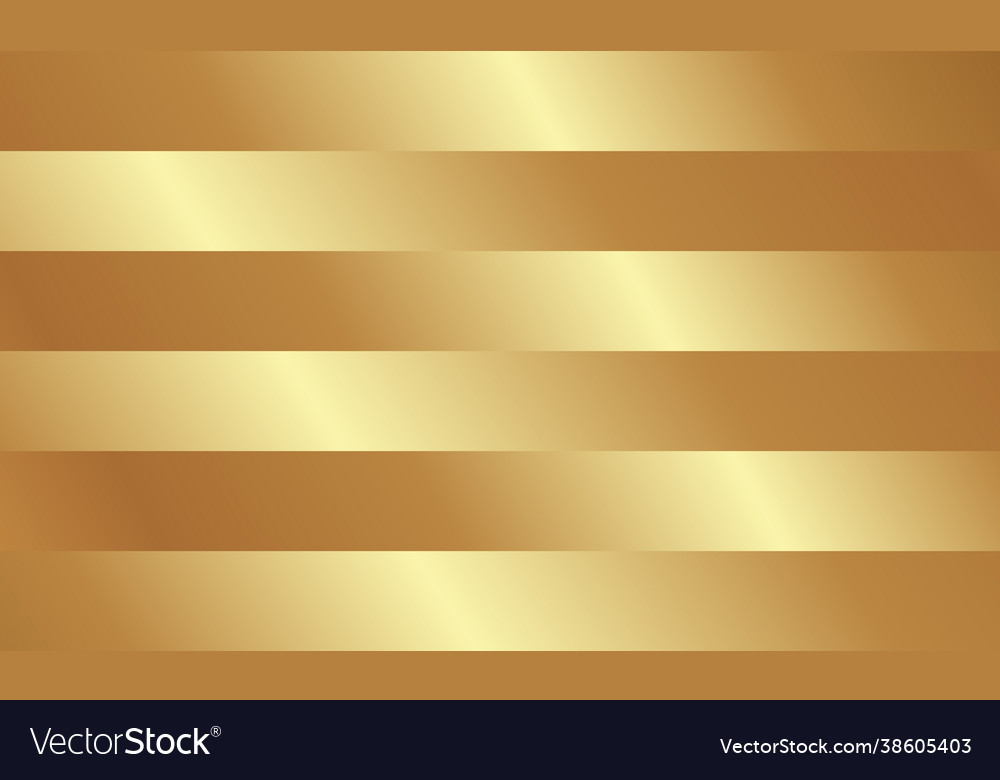 Horizontal golden lines background with different vector image Horizontal golden lines background with different