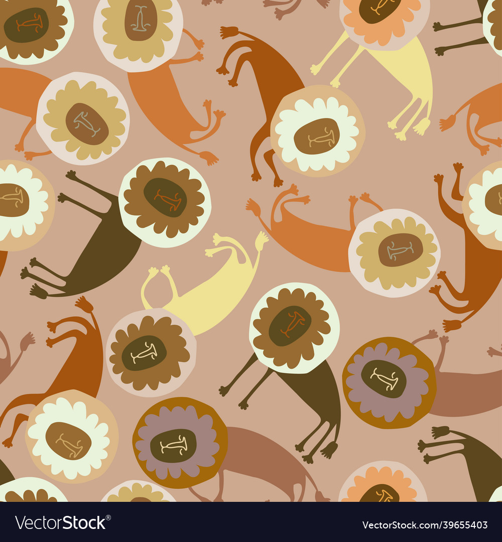 Seamless colorful pattern design vector image Seamless colorful pattern design