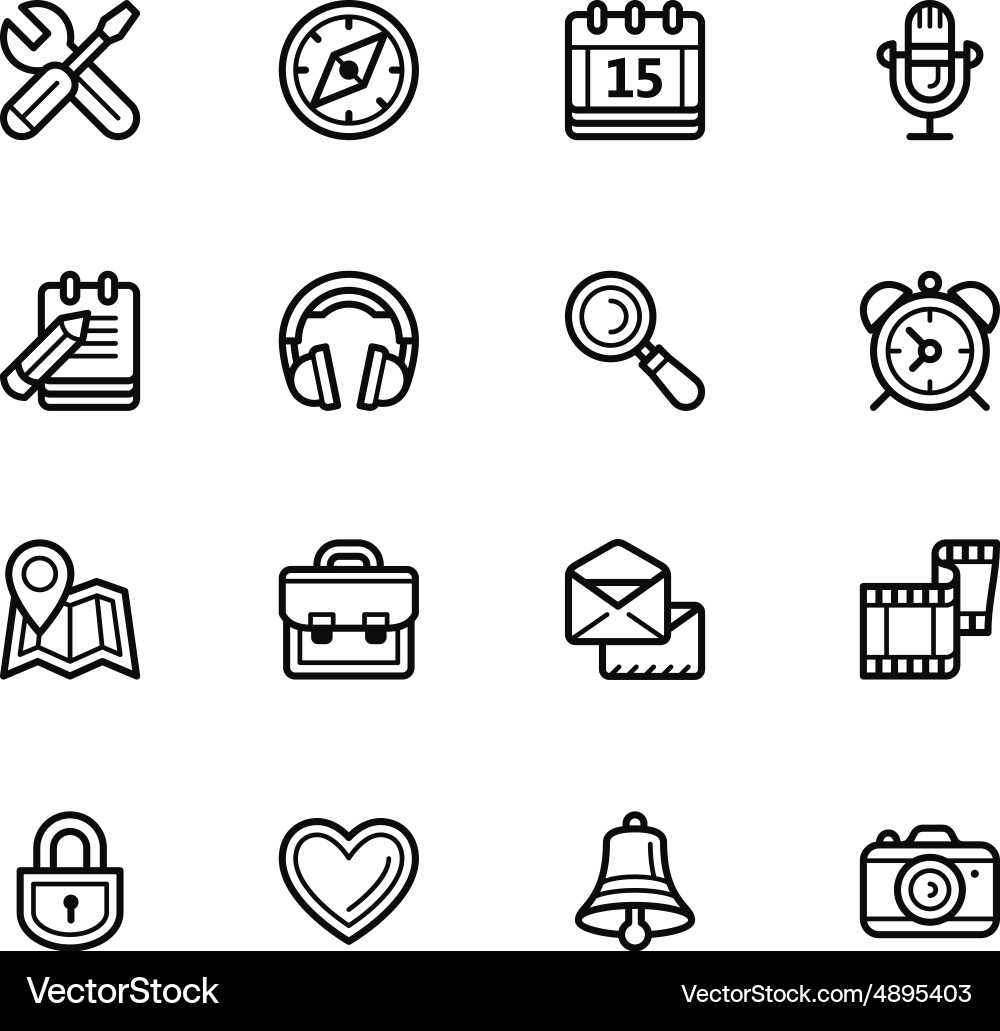 Social media icons Royalty Free Vector Image - VectorStock