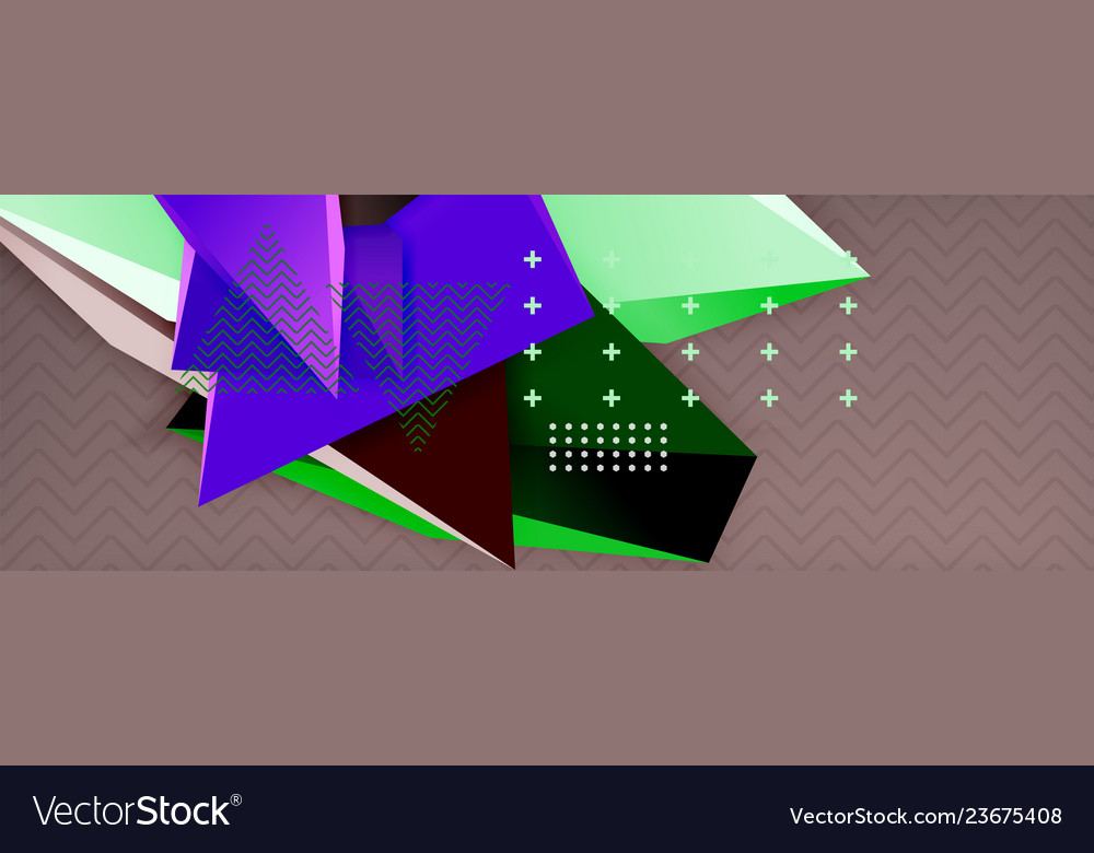 3d triangular minimal abstract background vector image 3d triangular minimal abstract background