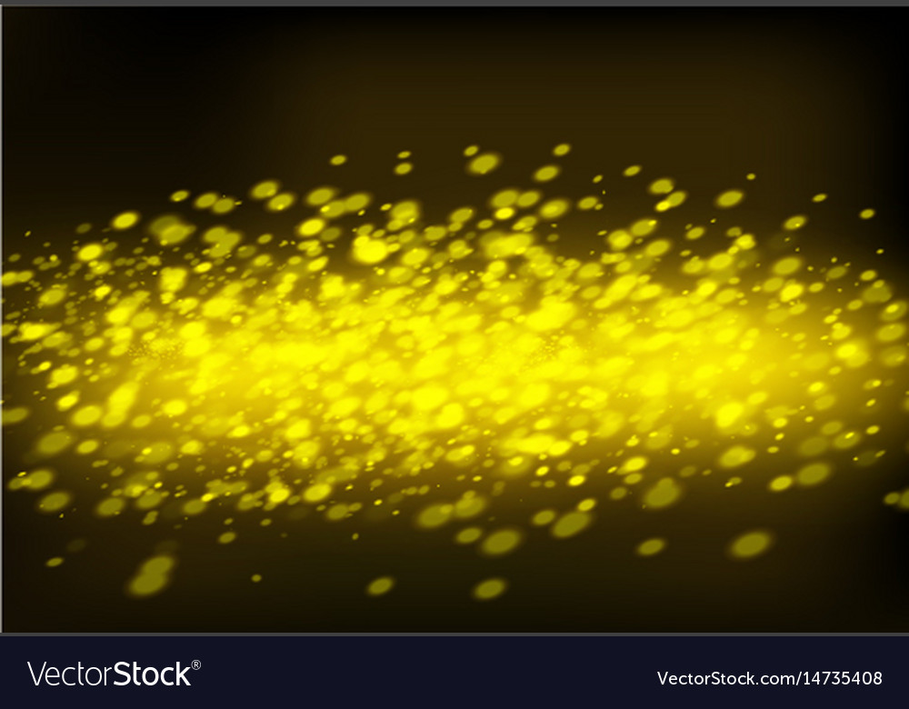 Black background with golden sparkles