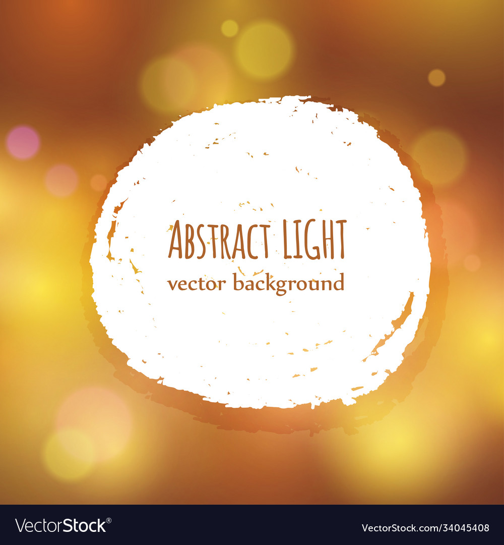 Paint splash frame for text on abstract bokeh vector image Paint splash frame for text on abstract bokeh