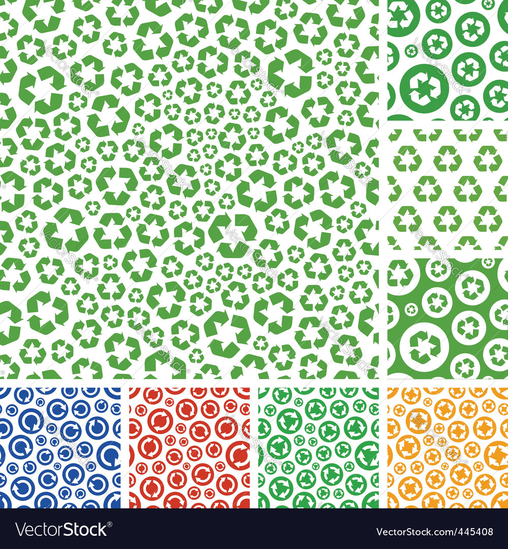 Recycle Icon Pattern