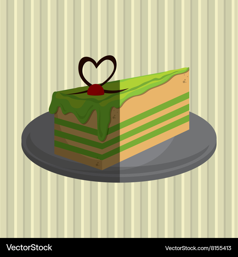 Cake icon design Royalty Free Vector Image - VectorStock