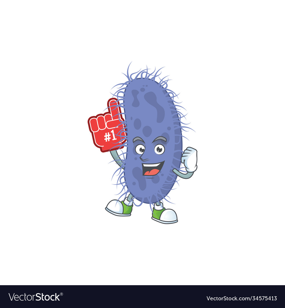 Cartoon character concept salmonella typhi Vector Image