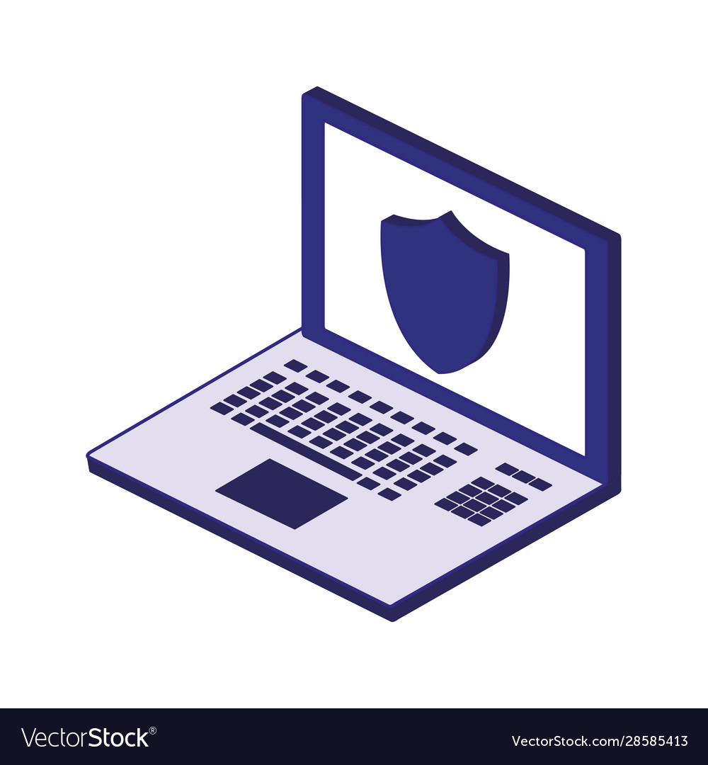 Laptop and shield security system design