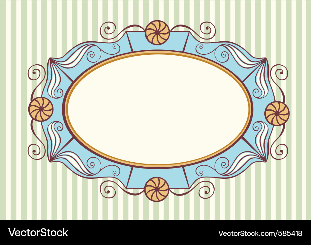 Cute vintage label Royalty Free Vector Image - VectorStock