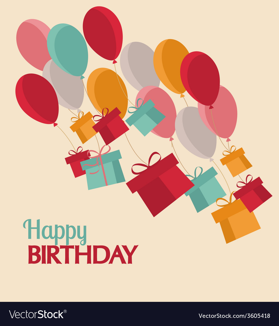 Happy birthday Royalty Free Vector Image - VectorStock