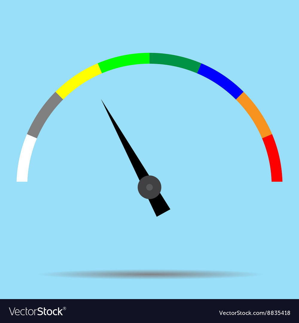 Anzeige Farbspektrum Barometer voll