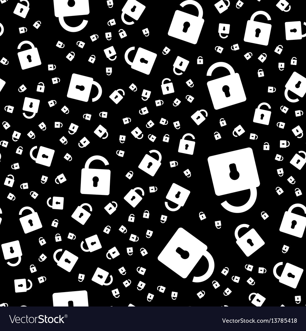 Lock Seamless Pattern