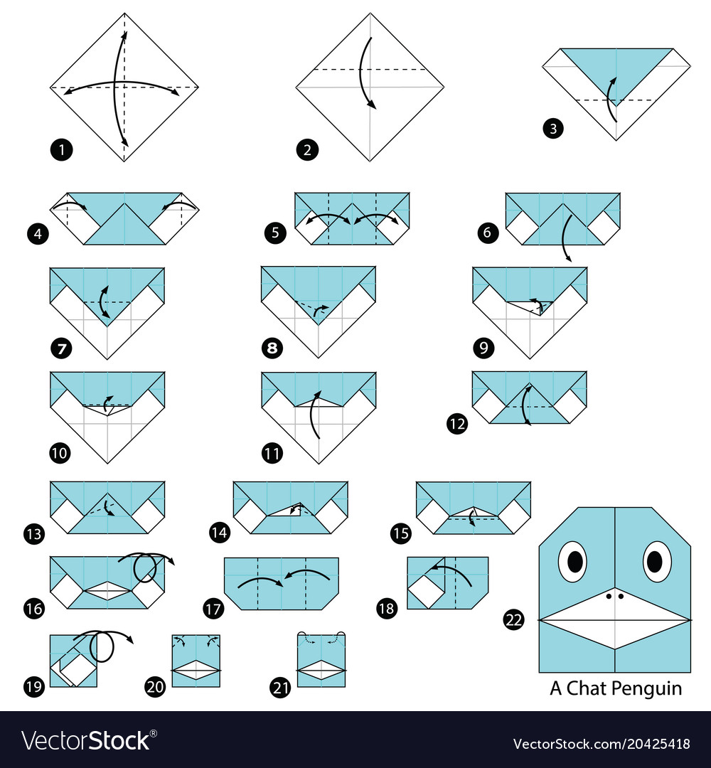 Make Origami A Chat Penguin