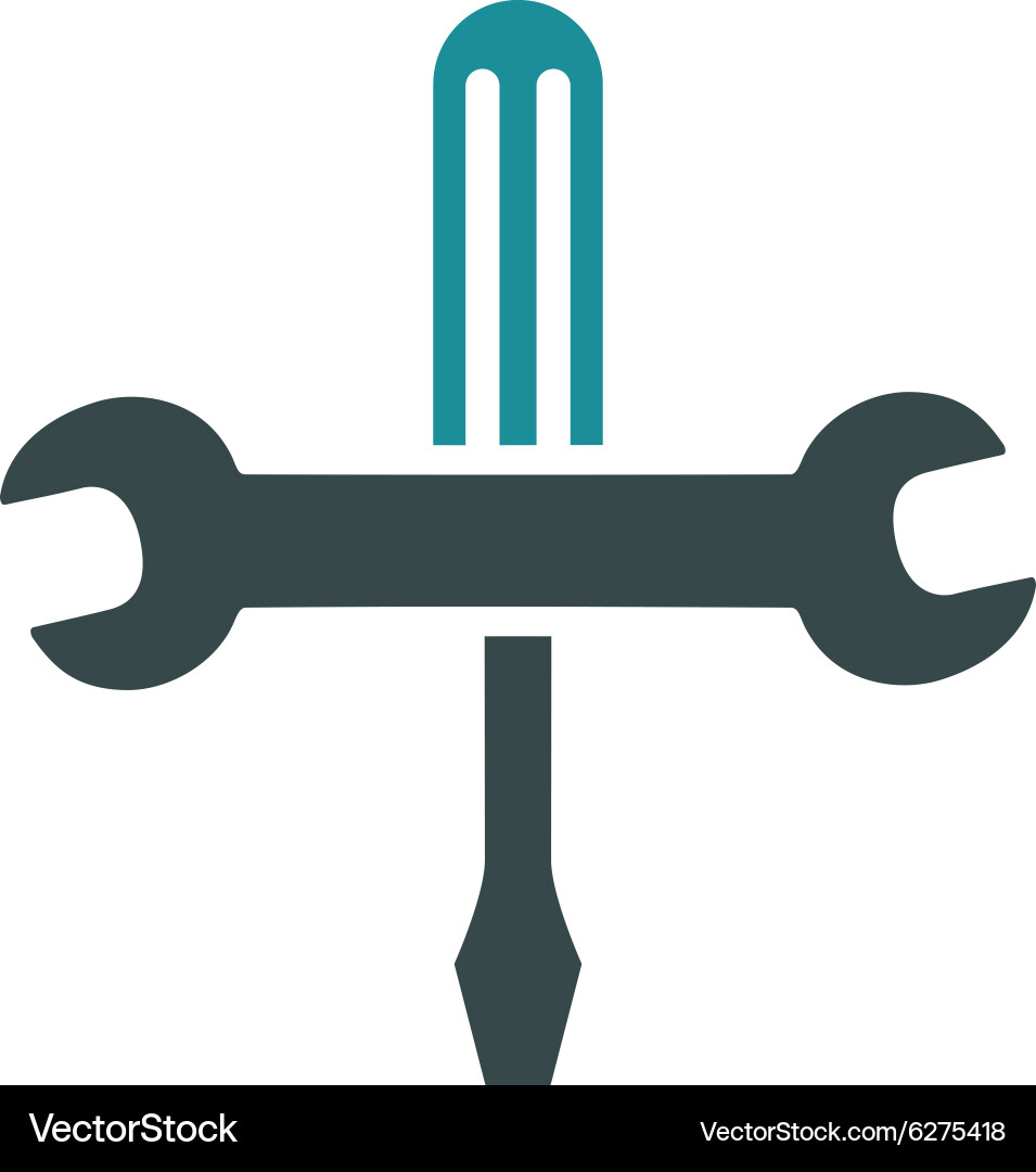 Tools flat icon Royalty Free Vector Image - VectorStock