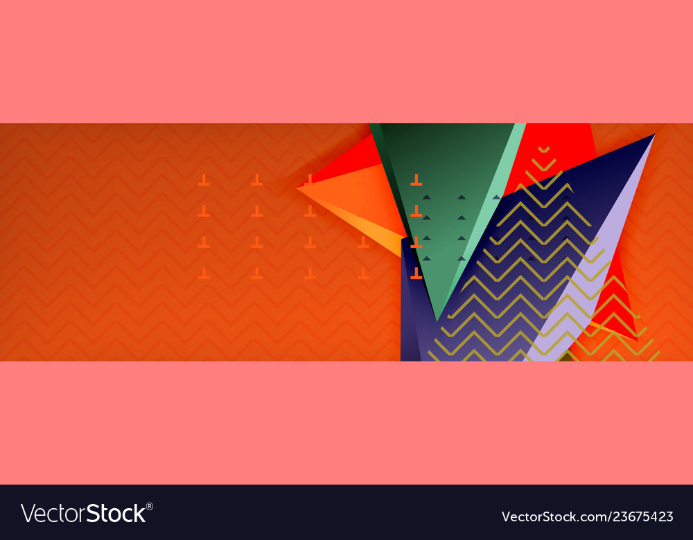 3d triangular minimal abstract background vector image 3d triangular minimal abstract background