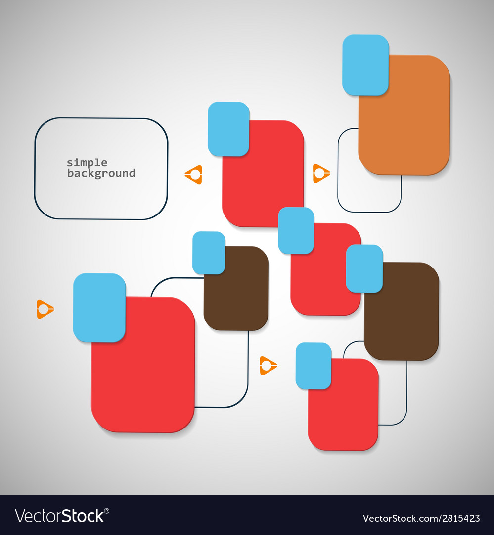 Colored elements for text and symbols