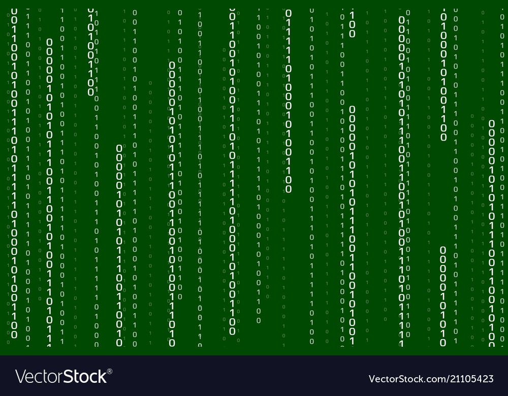 Streaming binary code background