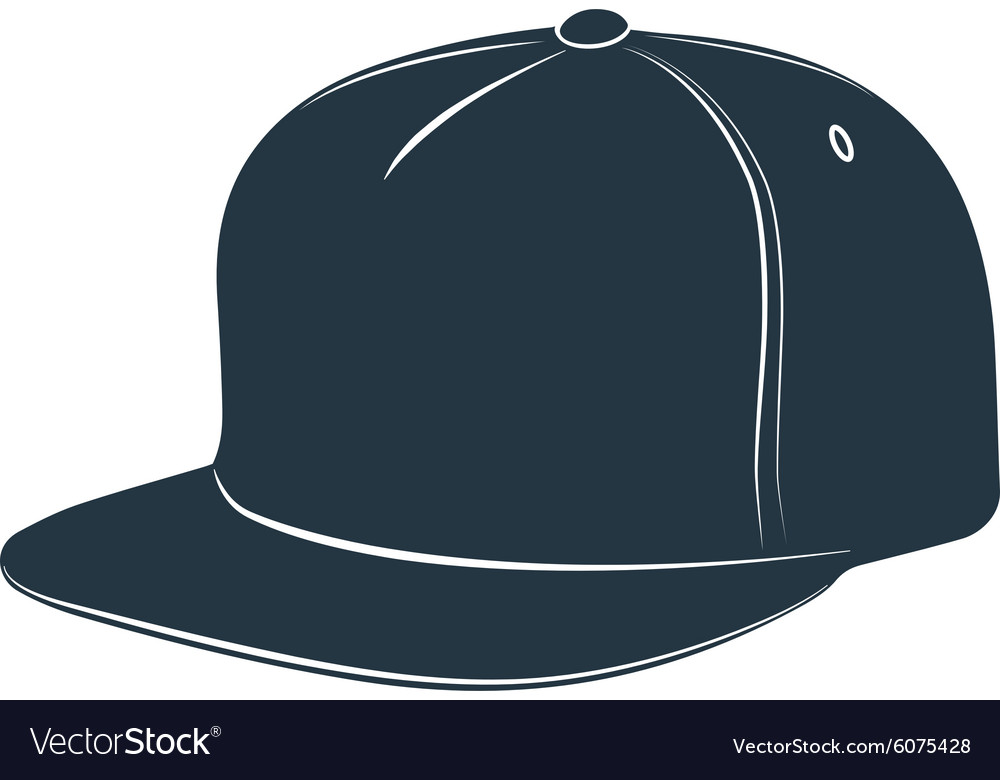 Baseball cap visor headgear hat accessory Vector Image
