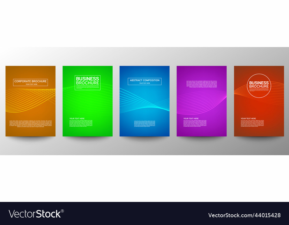Cover geometric minimal set abstract line pattern vector image Cover geometric minimal set abstract line pattern