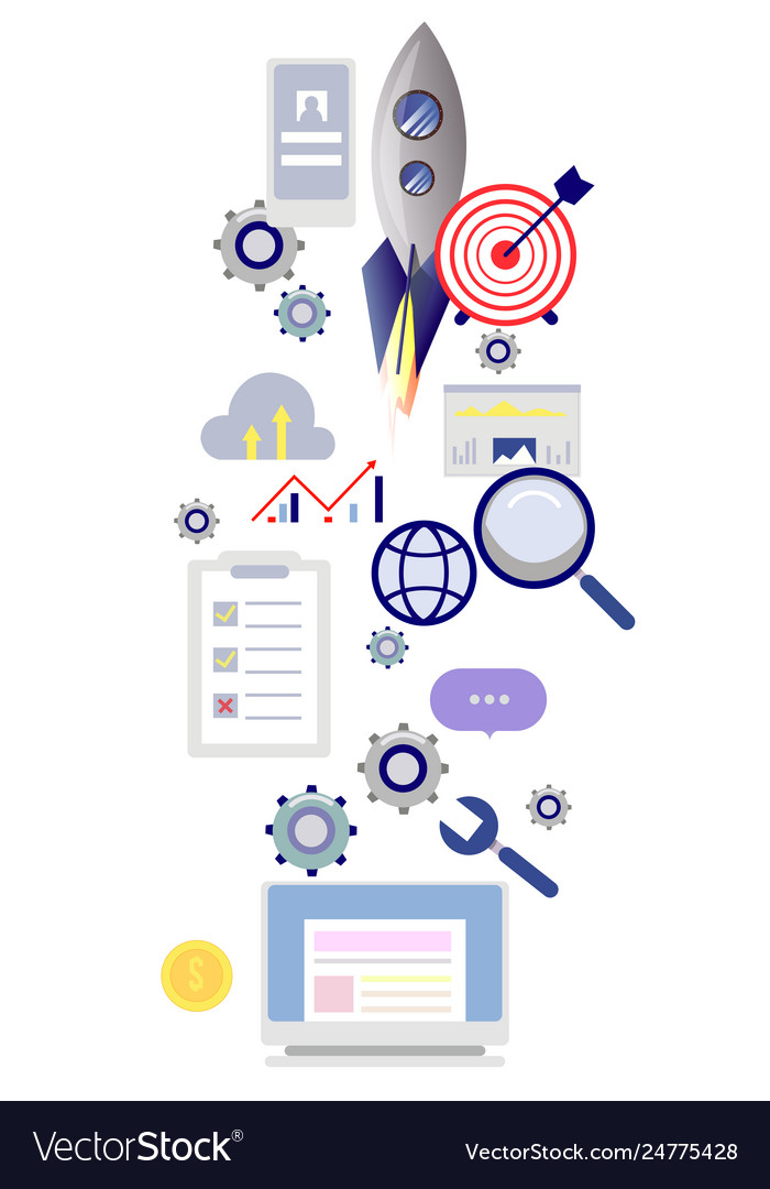 Project to get started Royalty Free Vector Image