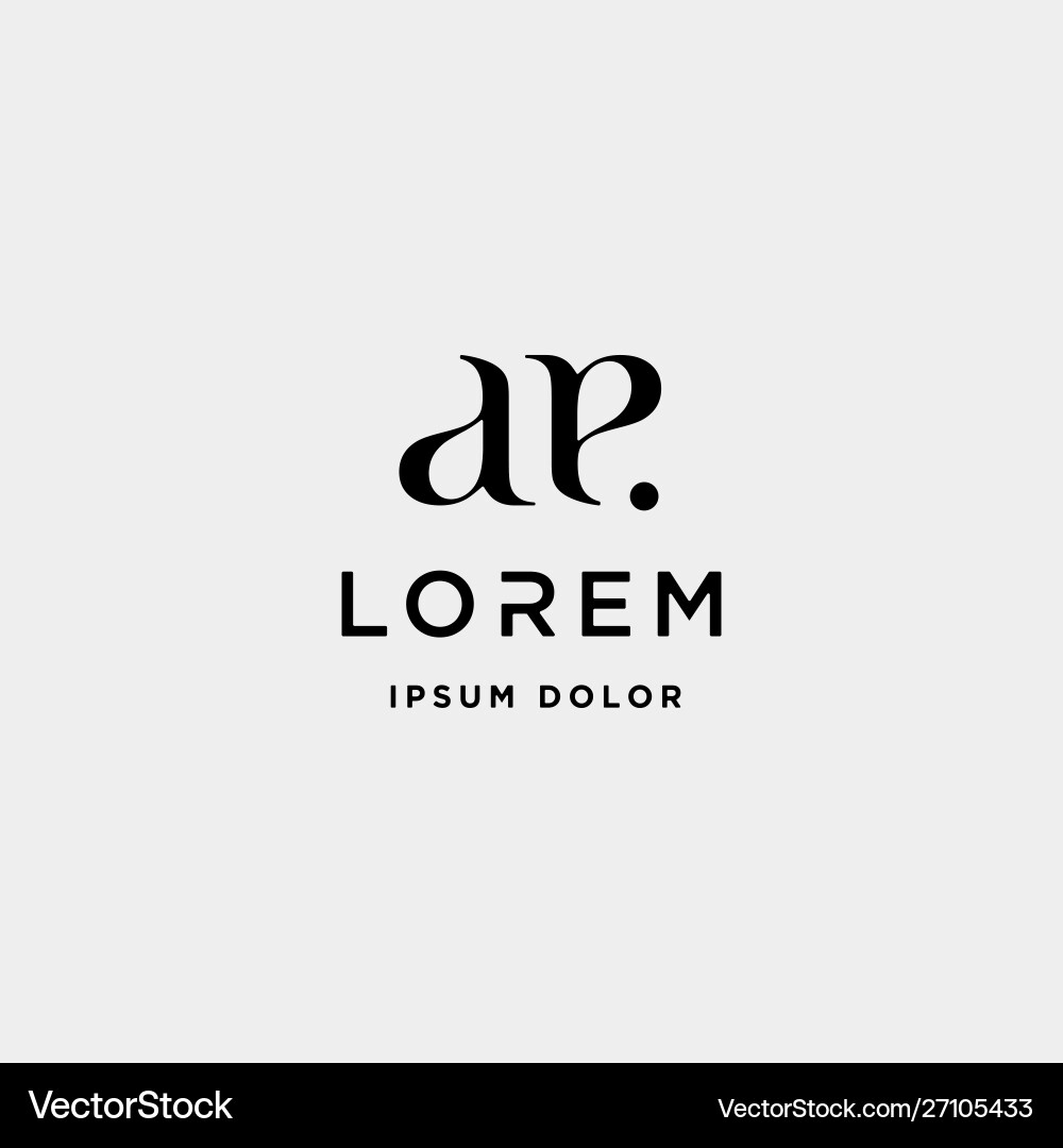 Ae E Letter Linked Luxury Premium Logo Royalty Free Vector