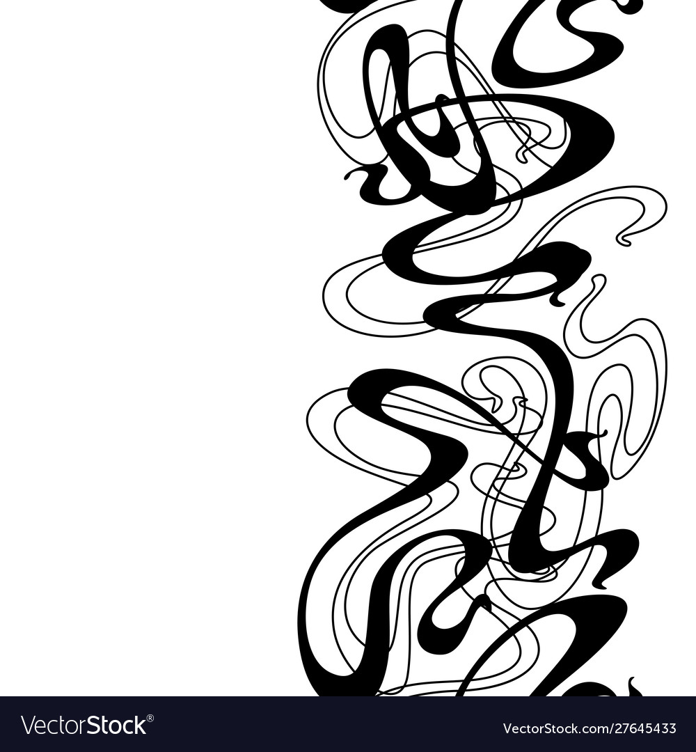 Art Nouveau Curl Pattern