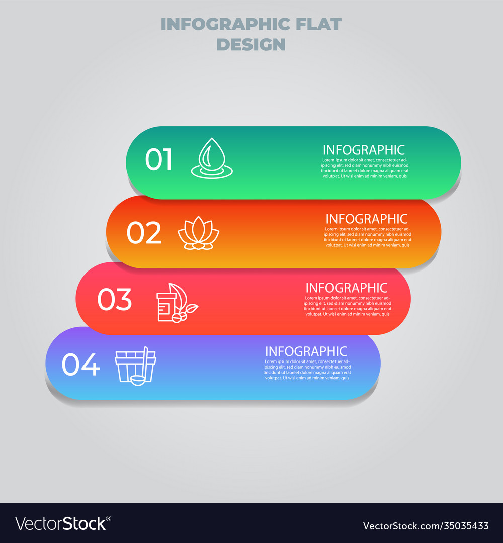 Business data visualization process chart Vector Image