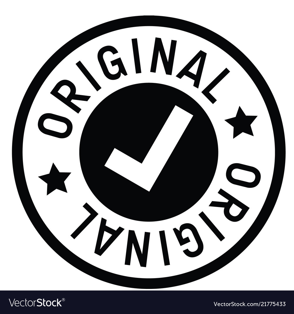 Original stamp Royalty Free Vector Image - VectorStock, original 