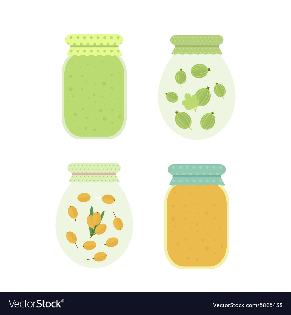 Jam in jars