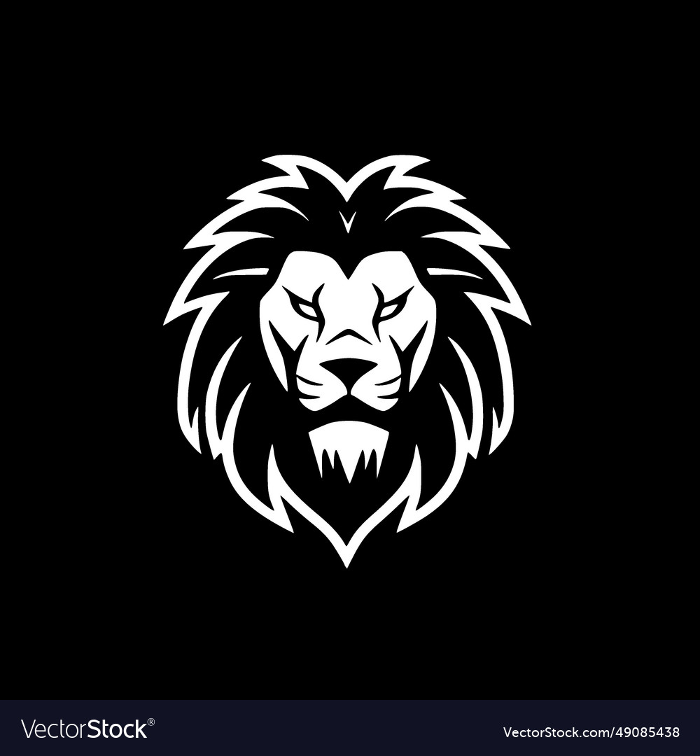 Lion - minimalist and flat logo