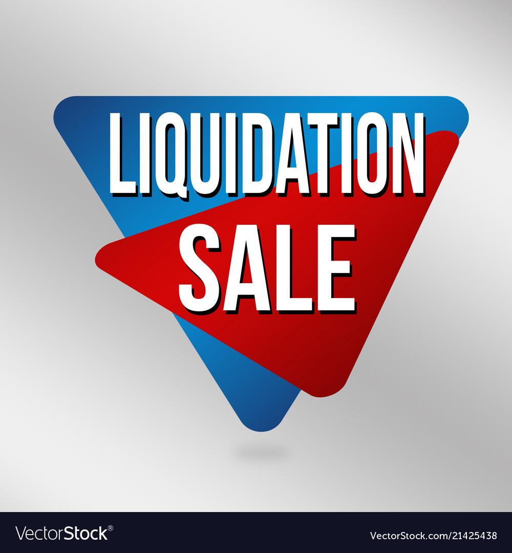 Liquidation Closeouts Clearance Sign Symbol Vector, Clearance