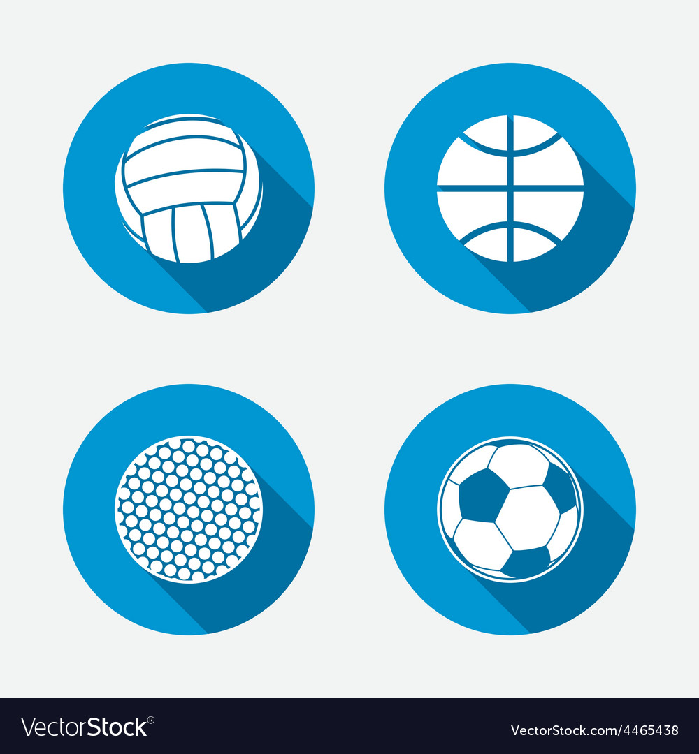 Sport balls volleyball basketball soccer