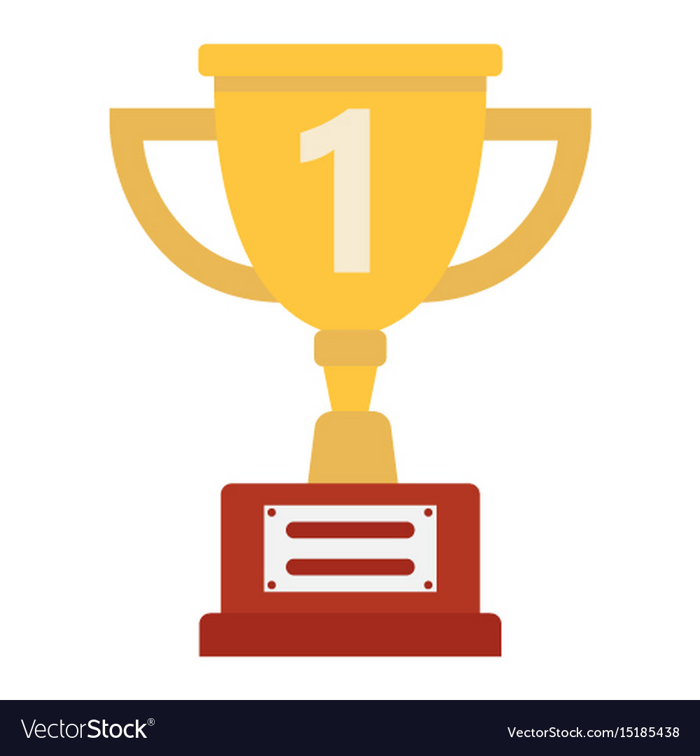 Trophy championship winner Royalty Free Vector Image