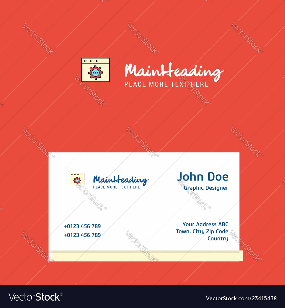 Website programming logo design with business vector image Website programming logo design with business