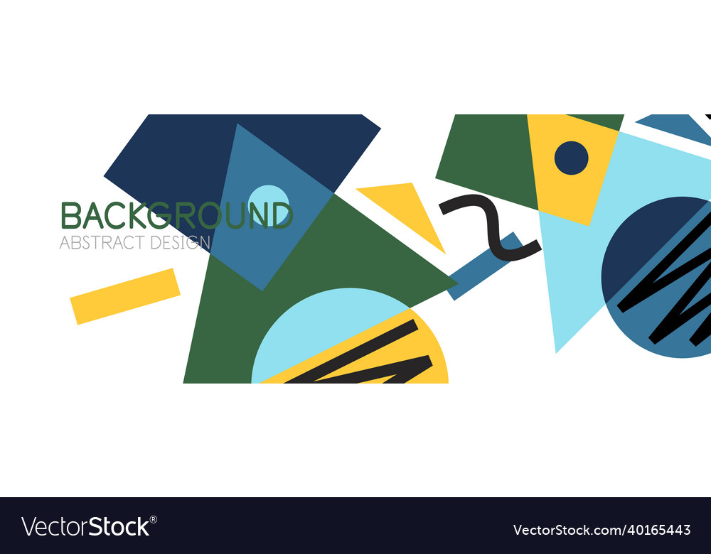 Abstract background with blocks lines geometric vector image Abstract background with blocks lines geometric