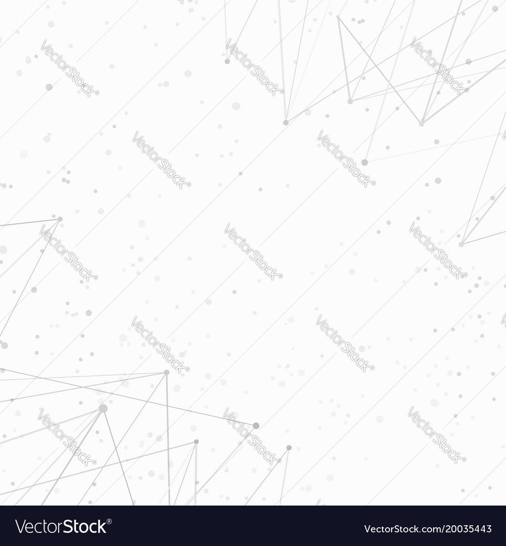 Modern abstract halftone molecule particle