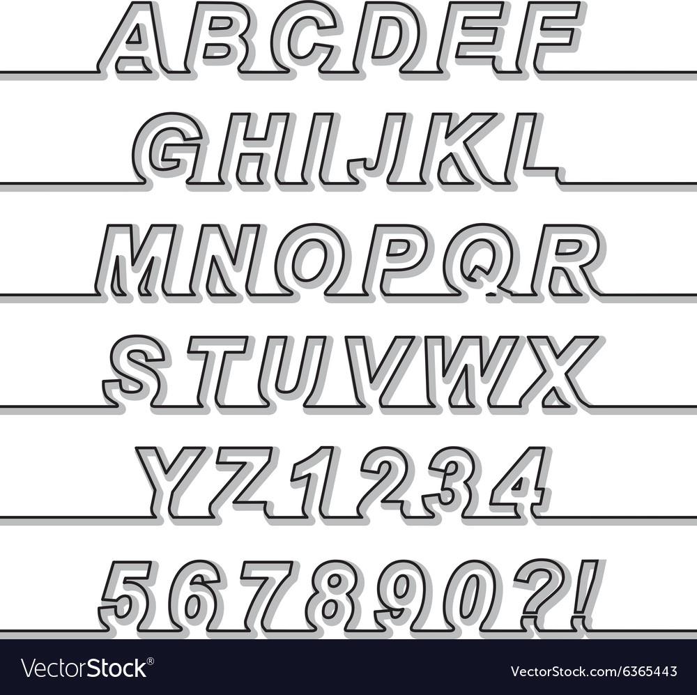 Single Line Font
