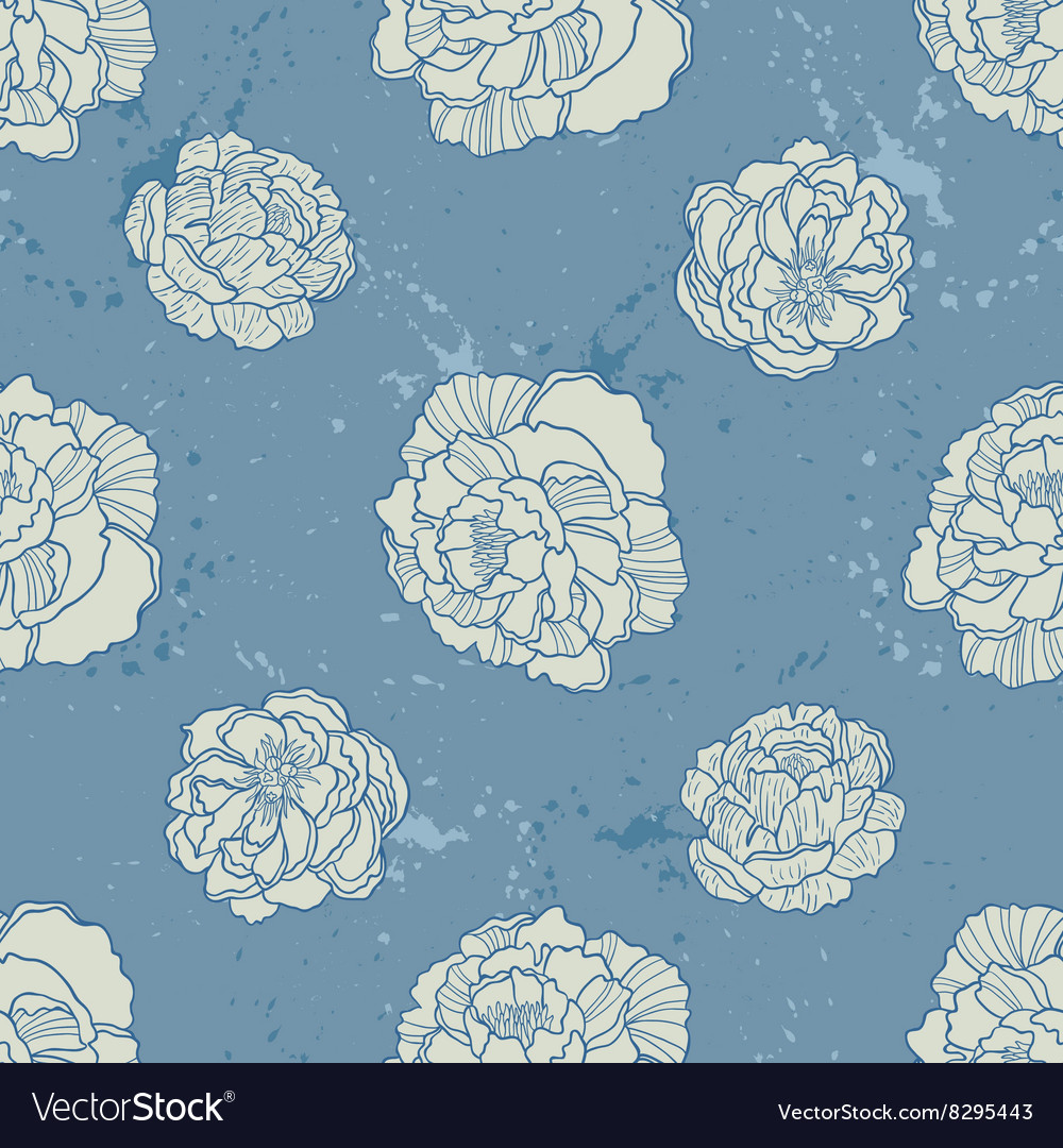 Spring rampage seamless pattern