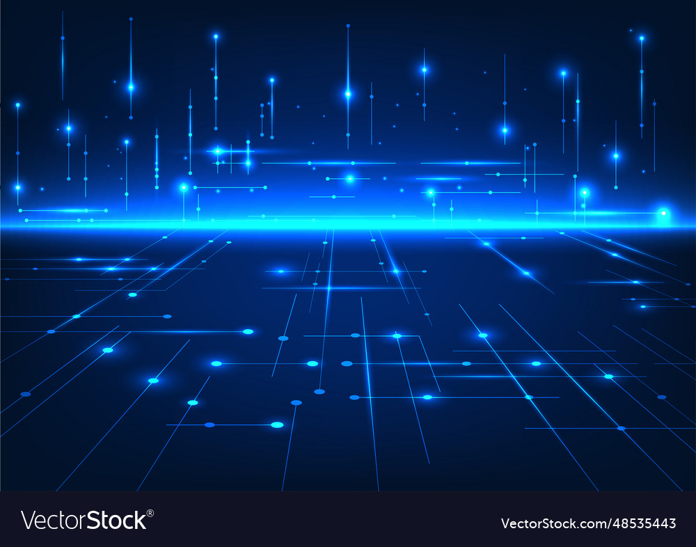 Technology background the lines are arranged vector image Technology background the lines are arranged