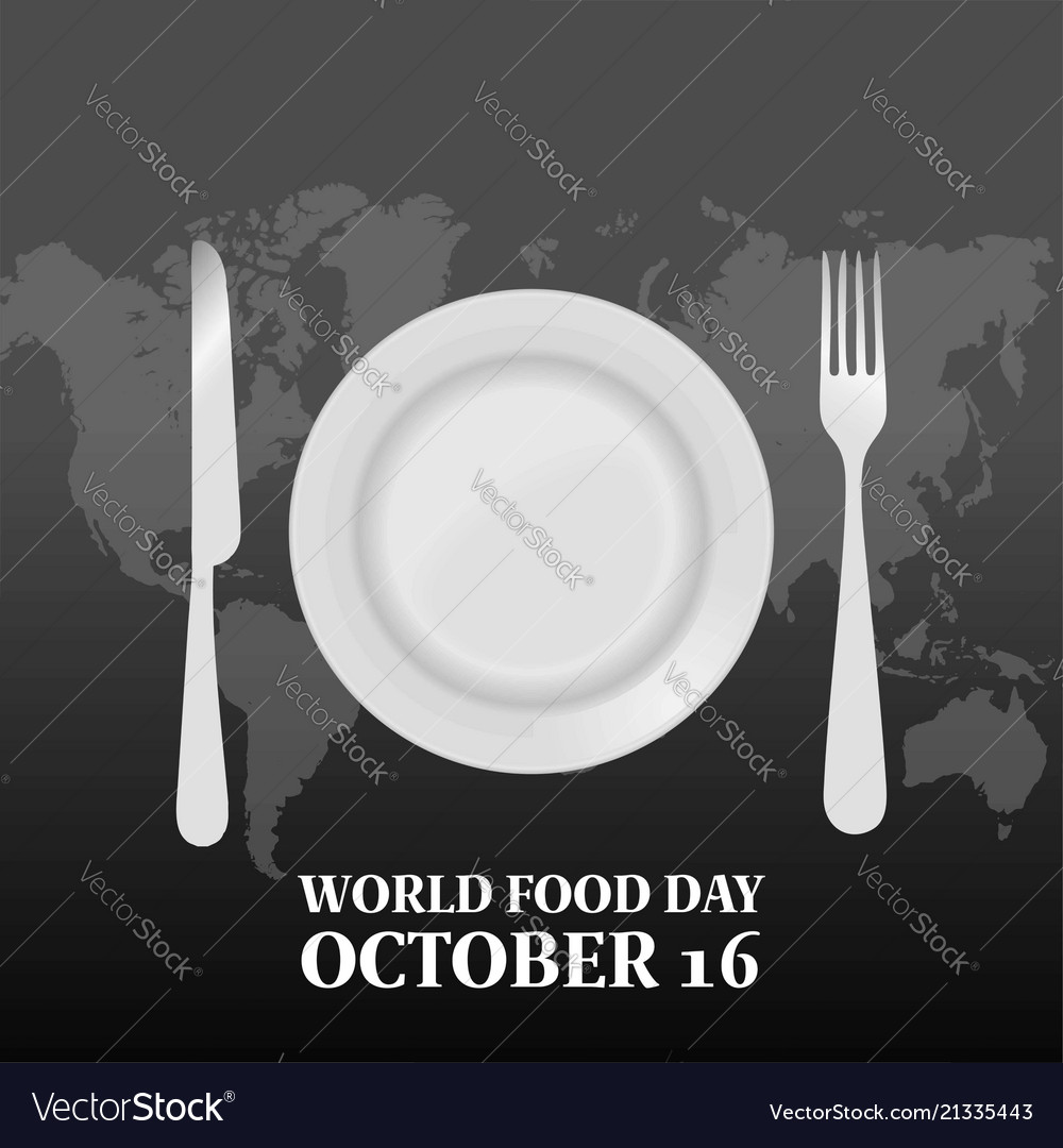 World food day cards vector image World food day cards