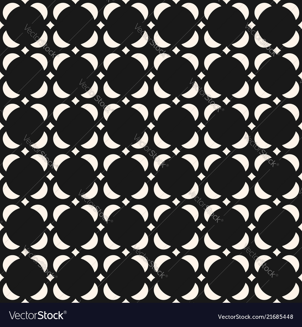 Abstract geometric seamless pattern with circles vector image Abstract geometric seamless pattern with circles