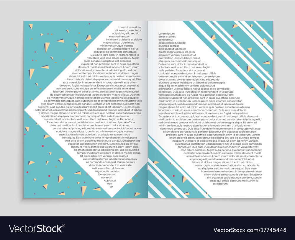Abstract layout background set for art