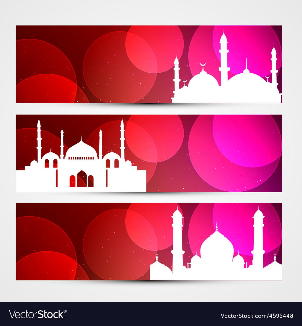 Colorful eid headers