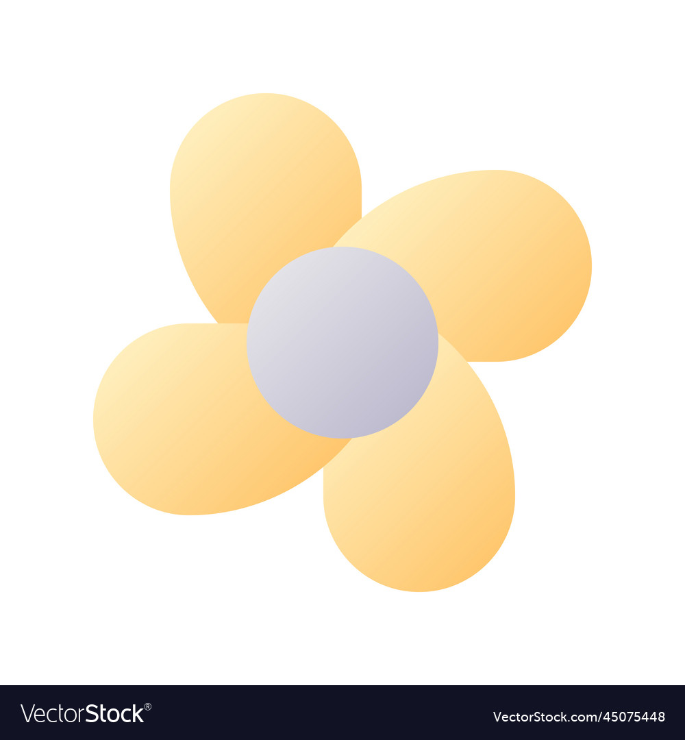 Fan pixel perfect flat gradient two-color ui icon vector image Fan pixel perfect flat gradient two-color ui icon