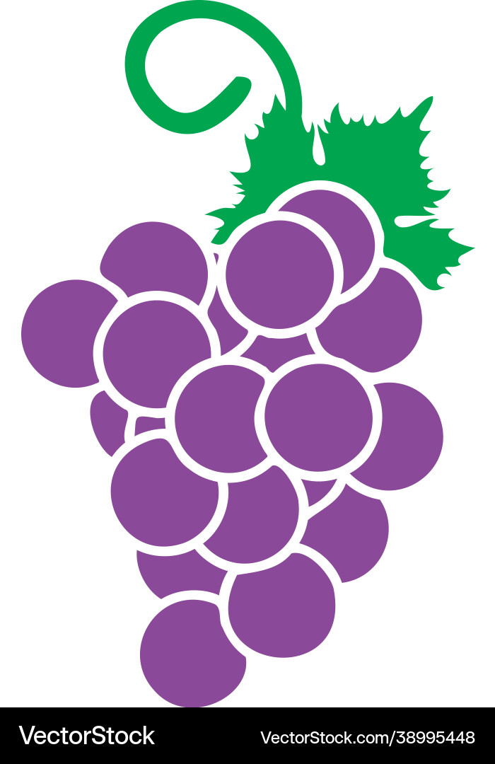 Grape icon design Royalty Free Vector Image - VectorStock