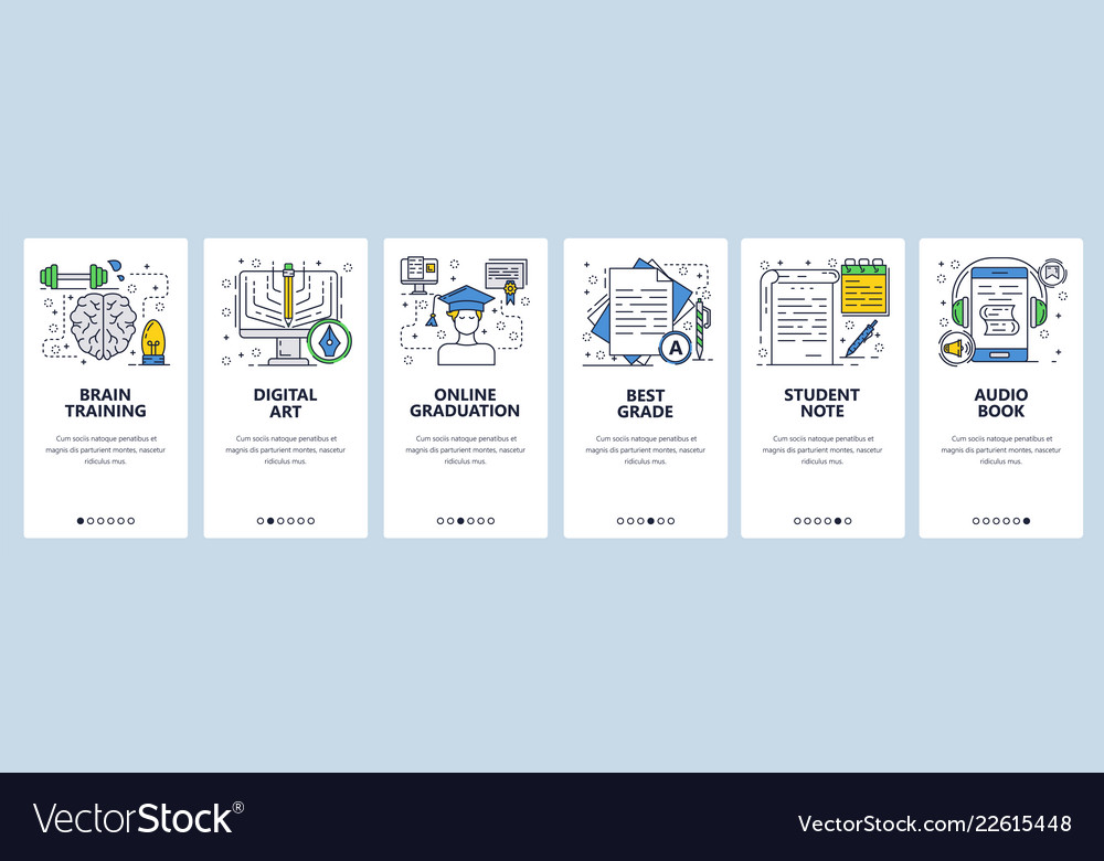 Onboarding Screens - Ausbildung und Ausbildung